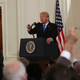 President Donald Trump gets into an exchange with Jim Acosta of CNN after giving remarks a day after the midterm elections on Nov. 7, 2018, in the East Room of the White House in Washington, DC. Republicans kept the Senate majority but lost control of the House to the Democrats.